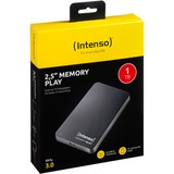 Intenso Memory Play 1 TB, Externe Festplatte schwarz, USB-A 3.2 Gen 1 (5 Gbit/s)
