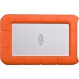 LaCie Rugged Mini 5 TB, Externe Festplatte silber/orange, Micro-USB-B 3.2 Gen 1 (5 Gbit/s)