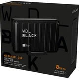 WD Black D10 Game Drive 8 TB, Externe Festplatte schwarz, Micro-USB-B 3.2 Gen 1 (5 Gbit/s)