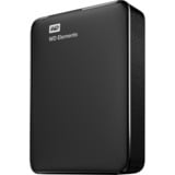 WD Elements Portable 2 TB, Externe Festplatte schwarz, Micro-USB-B 3.2 Gen 1 (5 Gbit/s)