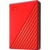 WD My Passport 4 TB, Externe Festplatte rot, Micro-USB-B 3.2 Gen 1