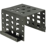 DeLOCK Einbaurahmen 4x 2.5" zu 3.5"   schwarz