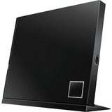 ASUS SBW-06D2X-U, externer Blu-ray-Brenner schwarz (glänzend), USB 2.0, M-DISC, Retail