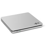 Hitachi-LG Data Storage GP70NS50 SLIM, externer DVD-Brenner silber, extern, USB 2.0, 5,25"