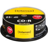 Intenso CD-R 700 MB, CD-Rohlinge 52fach, 25 Stück