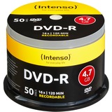 Intenso DVD-R 4,7 GB, DVD-Rohlinge 16fach, 50 Stück