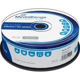 MediaRange BD-R 25 GB, Blu-ray-Rohlinge 6-fach, 25 Stück