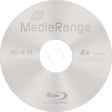 MediaRange BD-R Dual Layer 50 GB, Blu-ray-Rohlinge 6-fach, 25 Stück