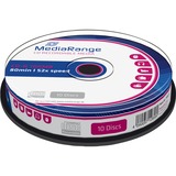 MediaRange CD-R 700 MB, CD-Rohlinge 52fach, 10 Stück