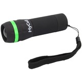 HyCell Zoom-Flashlight 1W-LED, Taschenlampe schwarz/grün