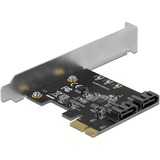 DeLOCK 2 Port SATA PCI Express Karte, Adapter 