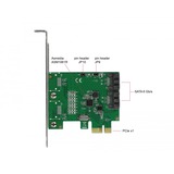 DeLOCK 2 Port SATA PCI Express Karte mit RAID, RAID-Karte 