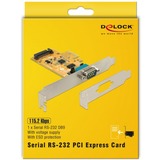 DeLOCK PCIe> 1x Seriell, Konverter 