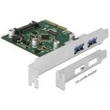 DeLOCK PCIe x4 > 2x ext USB 3.1 Gen2 A, USB-Controller 