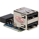 DeLOCK USB-Pinheader-Buchse-Adapter 2x USB 2.0