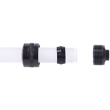 Alphacool Eiszapfen PRO 13mm HardTube Fitting G1/4 - Deep Black Sixpack, Verbindung schwarz, 6 Stück