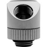 EKWB EK-Torque Angled 45° - Black Nickel, Verbindung silber