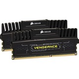 Corsair DIMM 16 GB DDR3-1600 (2x 8 GB) Dual-Kit, Arbeitsspeicher CMZ16GX3M2A1600C10, Vengeance Black, INTEL XMP, Lite Retail