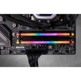 Corsair DIMM 16 GB DDR4-3000 (2x 8 GB) Dual-Kit, Arbeitsspeicher schwarz, CMW16GX4M2C3000C15, Vengeance RGB PRO, INTEL XMP