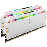 Corsair DIMM 16 GB DDR4-3200 (2x 8 GB) Dual-Kit, Arbeitsspeicher weiß, CMT16GX4M2C3200C16W, Dominator Platinum RGB, INTEL XMP