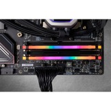 Corsair DIMM 16 GB DDR4-3600 (2x 8 GB) Dual-Kit, Arbeitsspeicher schwarz, CMW16GX4M2C3600C18, Vengeance RGB PRO, INTEL XMP