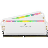 Corsair DIMM 16 GB DDR4-4000 (2x 8 GB) Dual-Kit, Arbeitsspeicher weiß, CMT16GX4M2K4000C19W, Dominator Platinum RGB, INTEL XMP