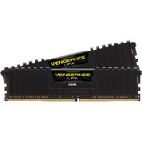 Corsair DIMM 32GB DDR4-3200 Kit, Arbeitsspeicher schwarz, CMK32GX4M2B3200C16, Vengeance LPX