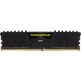 Corsair DIMM 4 GB DDR4-2400  , Arbeitsspeicher schwarz, CMK4GX4M1A2400C14, Vengeance LPX, INTEL XMP