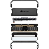 Corsair DIMM 64 GB DDR4-3600 (4x 16 GB) Quad-Kit, Arbeitsspeicher schwarz, CMT64GX4M4K3600C18, Dominator Platinum RGB, INTEL XMP