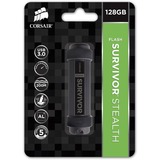 Corsair Flash Survivor Stealth 128 GB, USB-Stick schwarz, USB-A 3.2 Gen 1