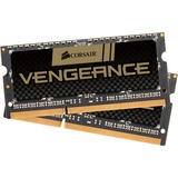 Corsair SO-DIMM 64 GB DDR4-2666 (2x 32 GB) Dual-Kit, Arbeitsspeicher schwarz, CMSX64GX4M2A2666C18, Vengeance