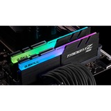 G.Skill DIMM 16 GB DDR4-3000 (2x 8 GB) Dual-Kit, Arbeitsspeicher schwarz, F4-3000C16D-16GTZR, Trident Z RGB, INTEL XMP