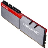 G.Skill DIMM 16 GB DDR4-3200 (2x 8 GB) Dual-Kit, Arbeitsspeicher grau/rot, F4-3200C16D-16GTZB, Trident Z, INTEL XMP