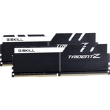 G.Skill DIMM 16 GB DDR4-3600 (2x 8 GB) Dual-Kit, Arbeitsspeicher schwarz/weiß, F4-3600C16D-16GTZKW, Trident Z, INTEL XMP
