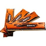 G.Skill DIMM 32 GB DDR3-1600 (4x 8 GB) Quad-Kit, Arbeitsspeicher F3-1600C10Q-32GAO, Ares, INTEL XMP, Lite Retail