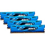 G.Skill DIMM 32 GB DDR3-2400 Quad-Kit, Arbeitsspeicher F3-2400C11Q-32GAB, ARES, XMP