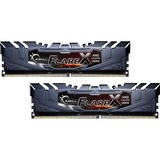 G.Skill DIMM 32 GB DDR4-3200 (4x 8 GB) Quad-Kit, Arbeitsspeicher schwarz, F4-3200C16Q-32GFX, Flare X, INTEL XMP