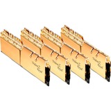 G.Skill DIMM 32 GB DDR4-3600 Quad-Kit, Arbeitsspeicher gold, F4-3600C16Q-32GTRGC, Trident Z Royal, INTEL XMP
