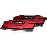 G.Skill DIMM 32 GB DDR4-3600 (2x 16 GB) Dual-Kit, Arbeitsspeicher rot, F4-3600C19D-32GVRB, Ripjaws V, INTEL XMP