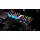 G.Skill DIMM 64 GB DDR4-3600 (4x 16 GB) Quad-Kit, Arbeitsspeicher schwarz, F4-3600C16Q-64GTZRC, Trident Z RGB, INTEL XMP