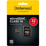 Intenso microSDHC 32 GB, Speicherkarte Class 10