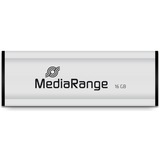 MediaRange 64 GB, USB-Stick silber/schwarz, USB-A 3.2 Gen 1