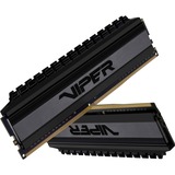 Patriot DIMM 16 GB DDR4-4000 Kit, Arbeitsspeicher schwarz, PVB416G400C9K, Viper 4 Blackout, XMP