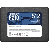 Patriot P210 512 GB, SSD schwarz, SATA 6 Gb/s, 2,5"