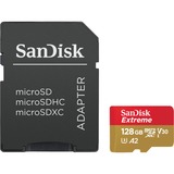 SanDisk Extreme 128 GB microSDXC, Speicherkarte UHS-I U3, C10, V30 , A2
