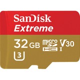 SanDisk Extreme 32 GB microSDHC, Speicherkarte UHS-I U3, Class 10, V30