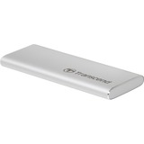 Transcend ESD240C Portable 240 GB, Externe SSD silber, USB-C 3.2 Gen 2 (10 Gbit/s)