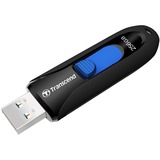 Transcend JetFlash 790K 256 GB, USB-Stick schwarz/blau, USB-A 3.2 Gen 1