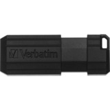 Verbatim PinStripe 64 GB, USB-Stick schwarz, USB-A 3.2 Gen 1