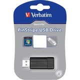 Verbatim Pin Stripe 8 GB, USB-Stick schwarz